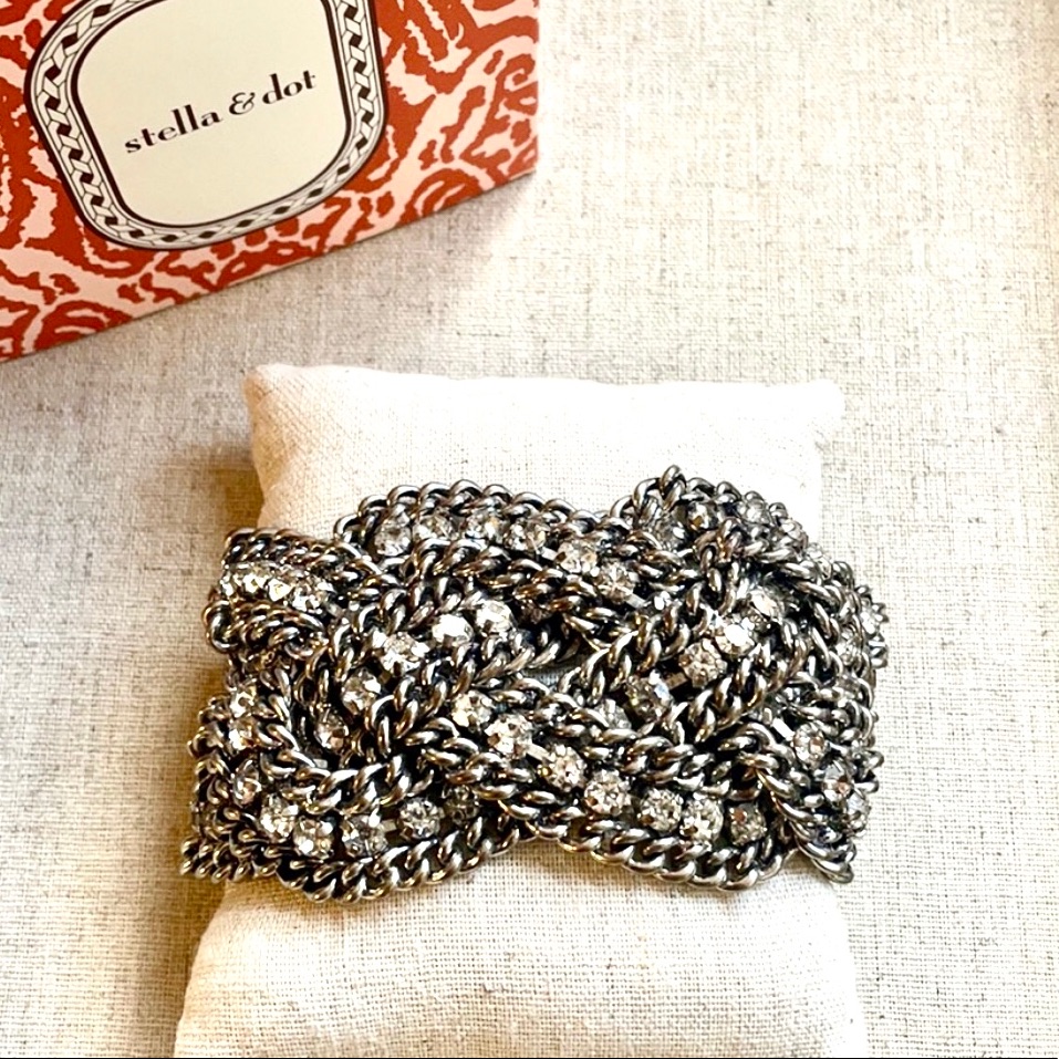 Stella Dot Petra Braided Vintage Bracelet 62$